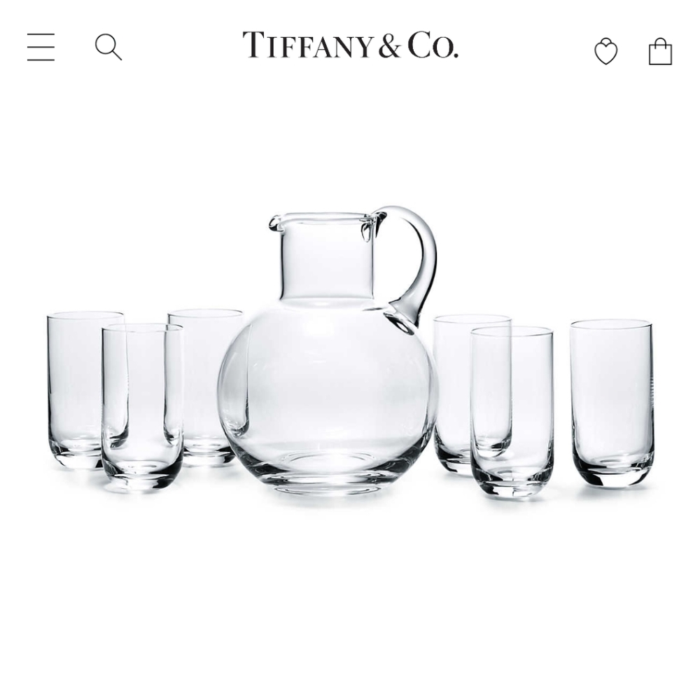 Tiffany & Co Crystal Refresher Set